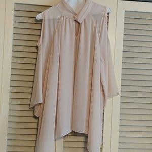 Chico's Black Label  cold shoulder top